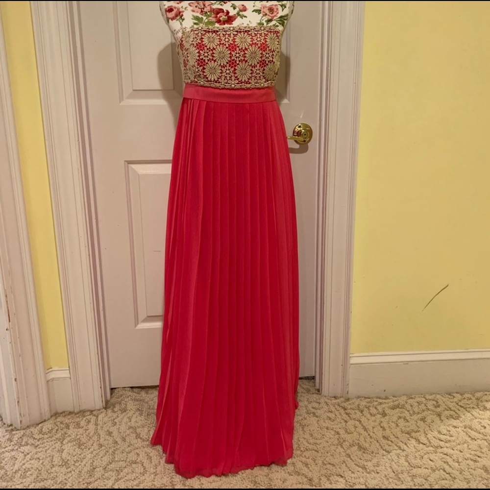 Lilly Pulitzer hot pink strapless maxi dress - 8 - Picture 8 of 10